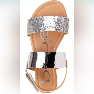 NWT - 💖bebe Glitter Metallic Sandal
